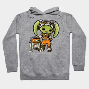 Cute Rebels: Space Mom and Chopper Hoodie